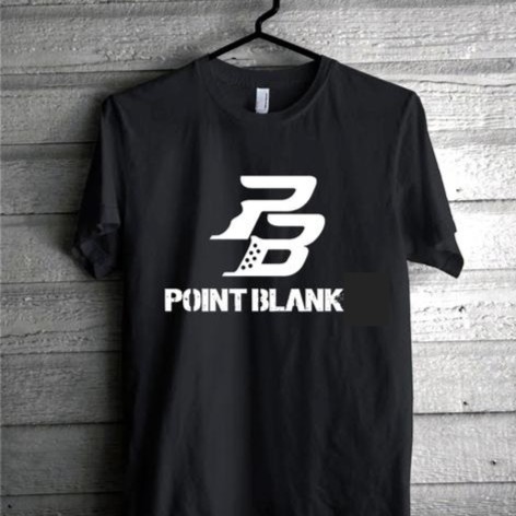 kaos  POINTBLANK GAMES  - sablon digital - kaos distro - kaos polos - soft cotton polyster - surfing