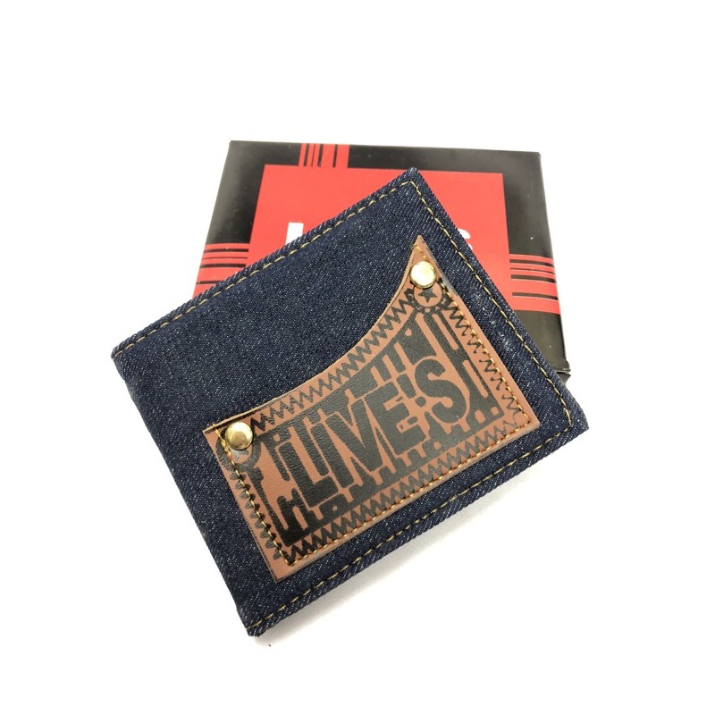 DOMPET PRIA DISTRO DOMPER PRIA MURAH MERIAH DOMPET PRIA COD DOMPET LIPAT PRIA BAHAN JEANS MURAH