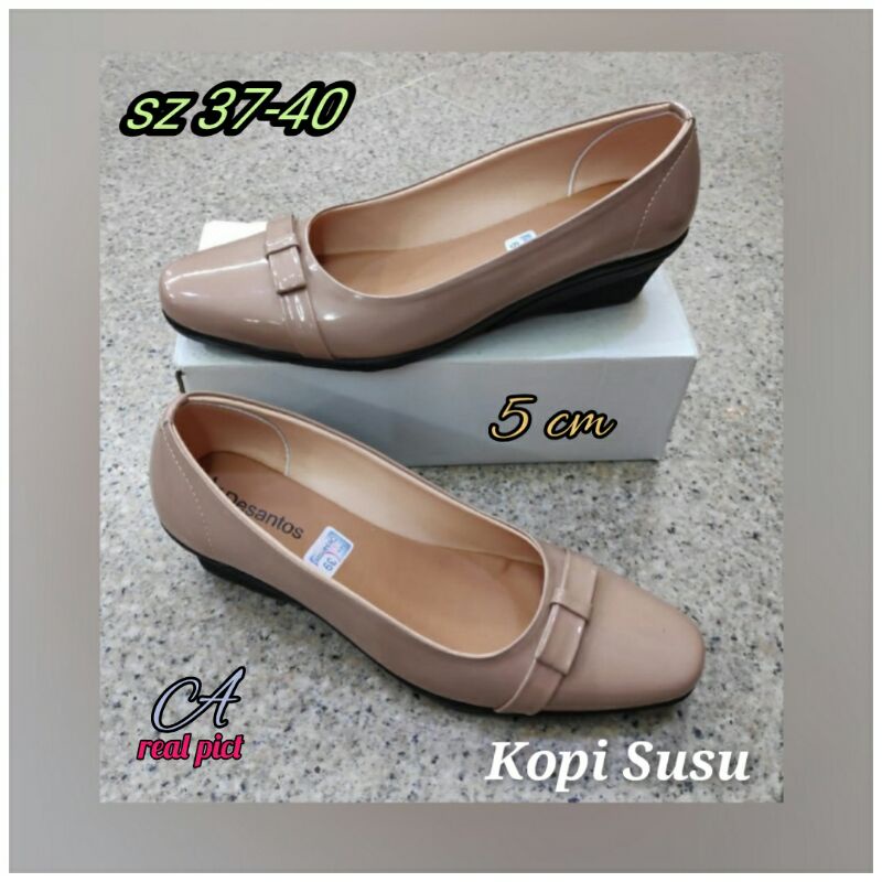 desantos sepatu wedges murah