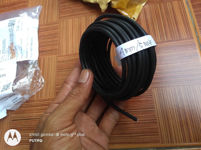 Kawat Bonsai Eceran 4mm Aluminium Hitam