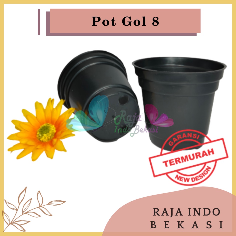 Pot 8 Cm Hitam