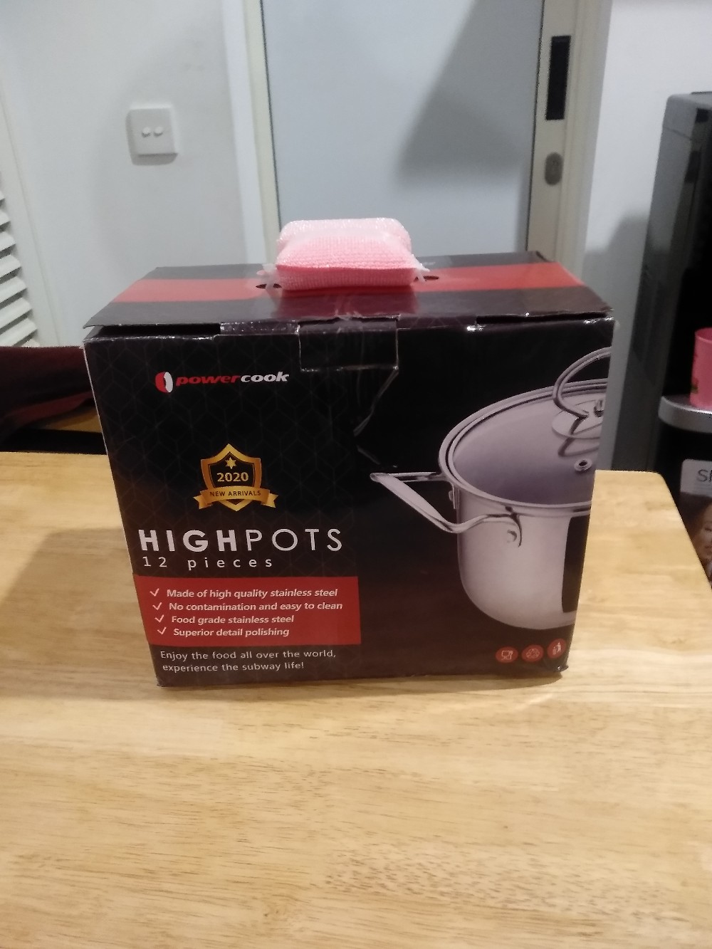Panci Kukusan 1 Set High Pot 5 Pcs Steamer Stainless Steel Tutup Kaca