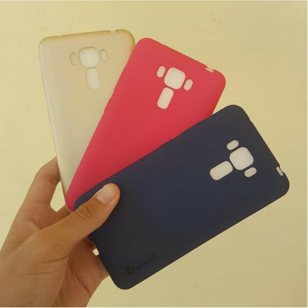 Violet Case Silicone Softcase TPU Slim Asus Zenfone 3 Laser ZC551KL - Casing ASUS