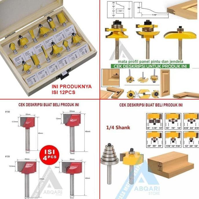 router bit set / mata profil / mata trimmer