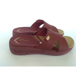  Sandal  Rindi  HE 317 MERAH HATI Sandal  Murah Sandal  Wanita 