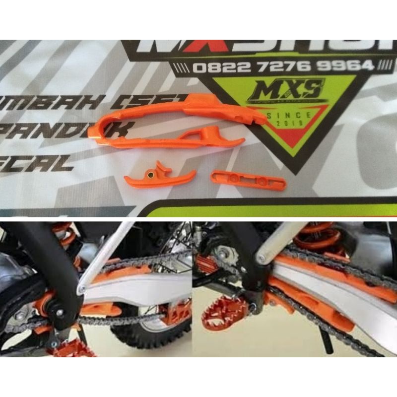 CHAIN SLIDER KTM ORIGINAL BANTALAN ARM KTM KARET SWING ARM KTM BANTALAN SWING ARM KTM