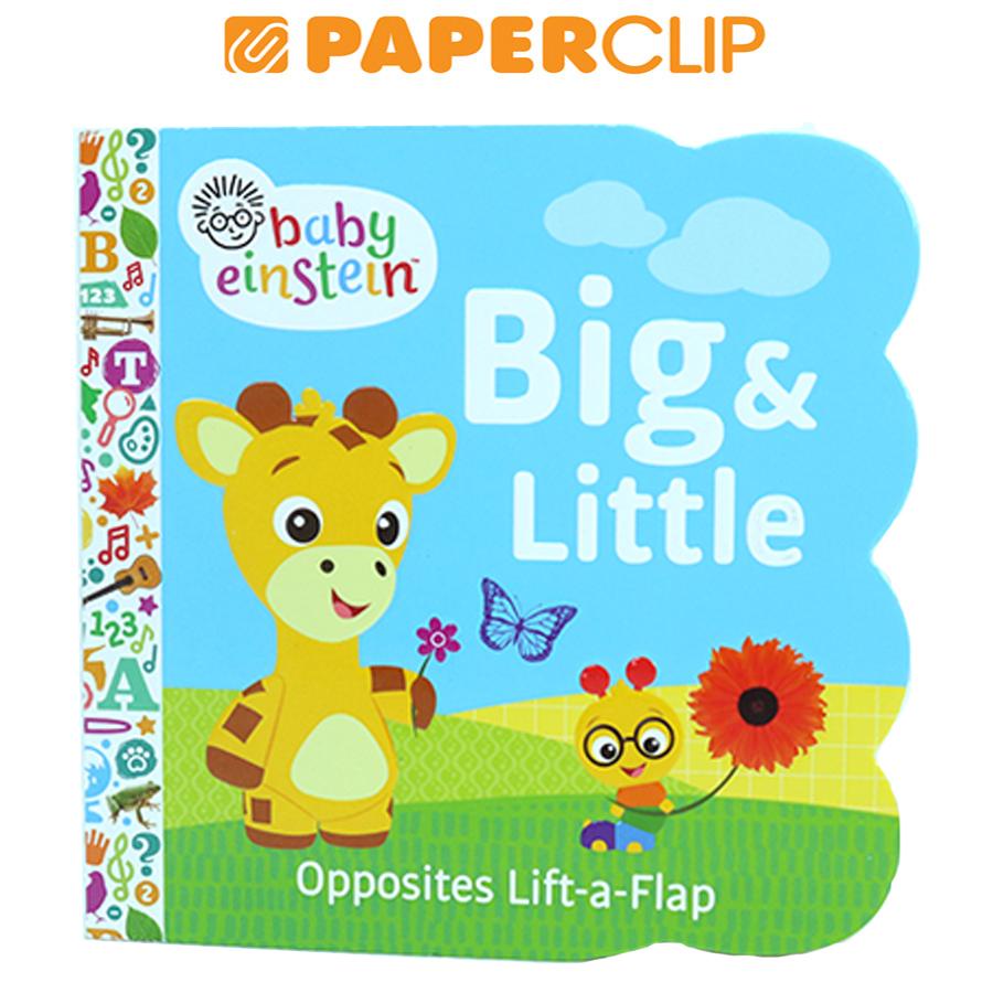 BABY EINSTEIN BIG AND LITTLE CHUNKY LIFT A FLAP BOARD BOOK : AN OPPOSITES BOOK