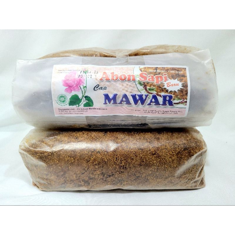 

Abon sapi cap mawar 1 kg | Abon sapi mawar