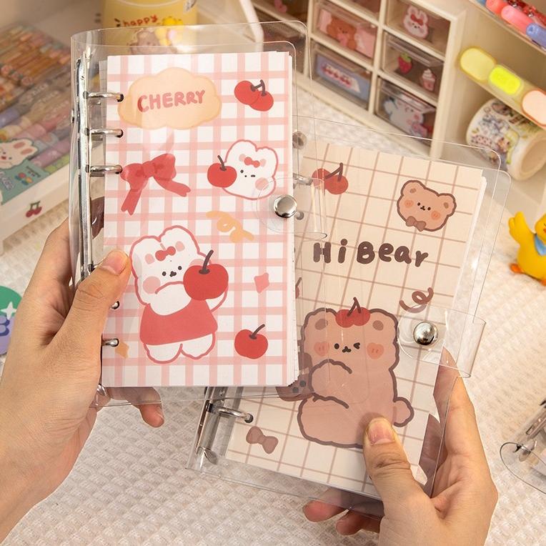 

Jadilah Yang Pertama [THE UNIVERSE] Buku Binder A6 6 Ring Transparan Binder Cover Notebook Binder Hologram - ST005 .,.,