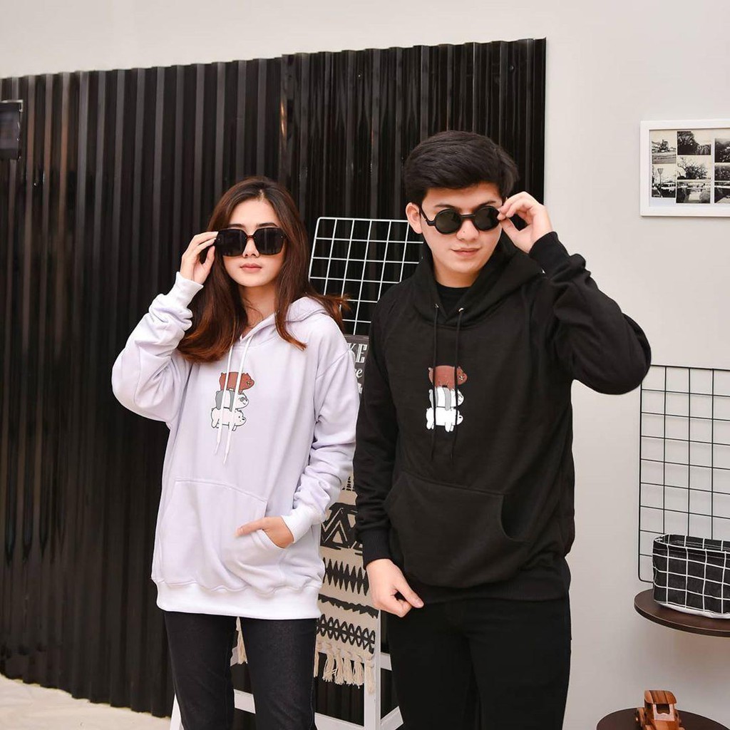 Nara Grosir - Bare Bear Stacked Up l Sweater Terbaru l Fashion Pria dan Wanita