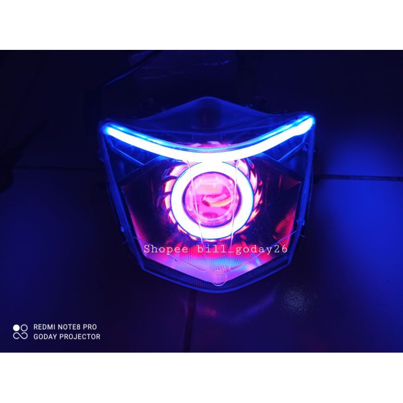 lampu projie beat esp street lengkap garansi