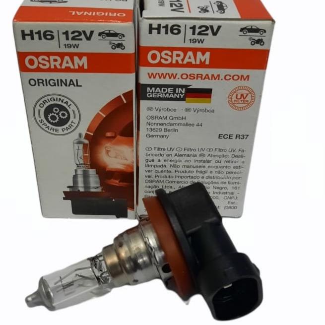 Obral Puas OSRAM H16 Bohlam Lampu Foglamp Fog Lamp 12V 19W All New Avanza Veloz Xenia Agya Ayla Rush ORIGINAL