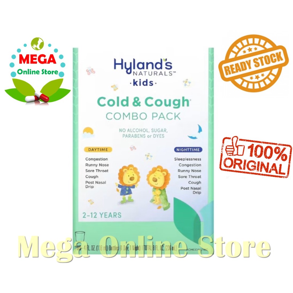 Hyland's 4Kids COLD N COUGH Day &amp; Night VALUE PACK - Each 118ml