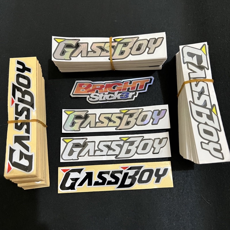 STICKER STIKER GASSBOY GASS BOY CUTTING