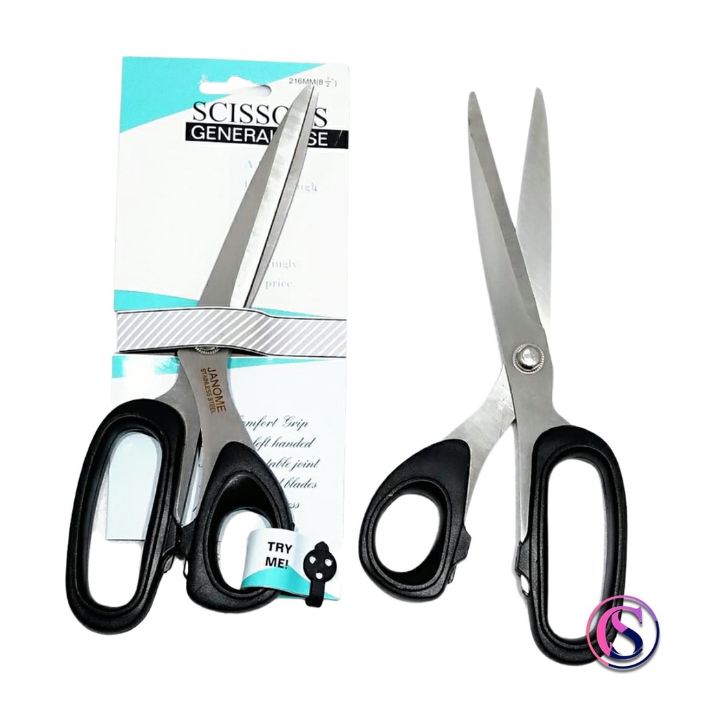 

Gunting kain janome 216mm (8.5 inch)