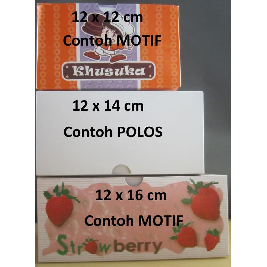 

Terlaris!!! Jual Dus Snack/Dus Kue Uk 12X16 Putih Polos (100Lbr) Ready Stock