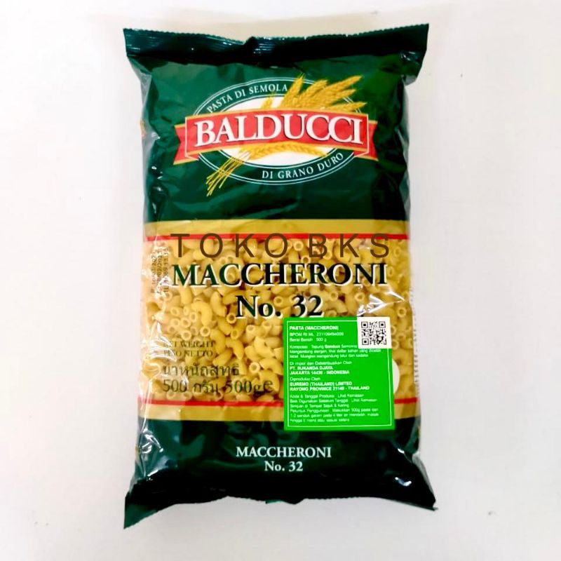 

BALDUCCI MACHERONNI NO 32 500G