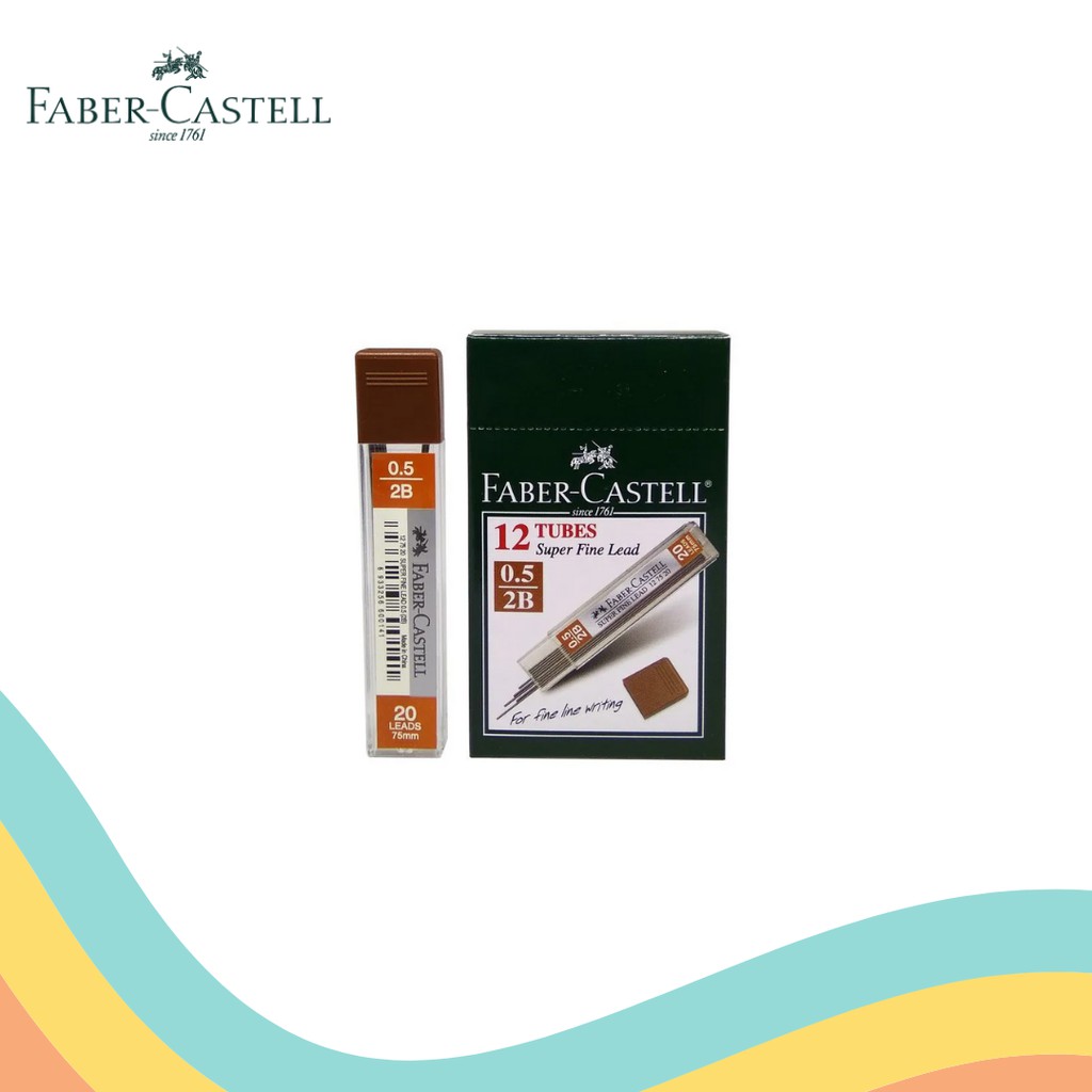 

ISI PENSIL MEKANIK FABER CASTELL 2B 0.5MM (1 PCS)