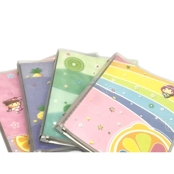 BINDER FILE RING PLASTIK - MOTIF ANAK JERUK NANAS / DEWASA CAMPUS / UKURAN B5