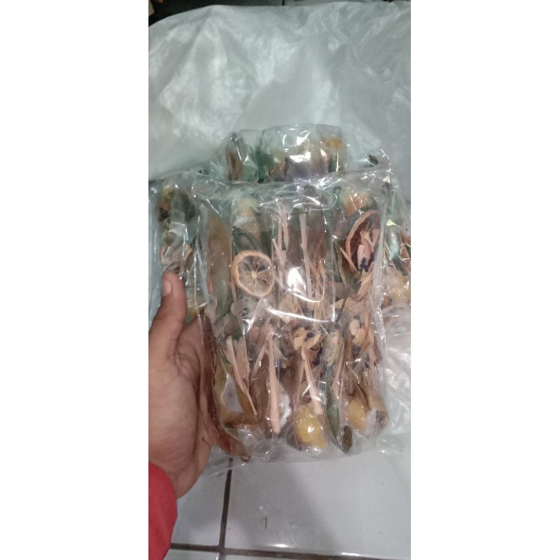 

wedang bunga Telang ungu khas aminata