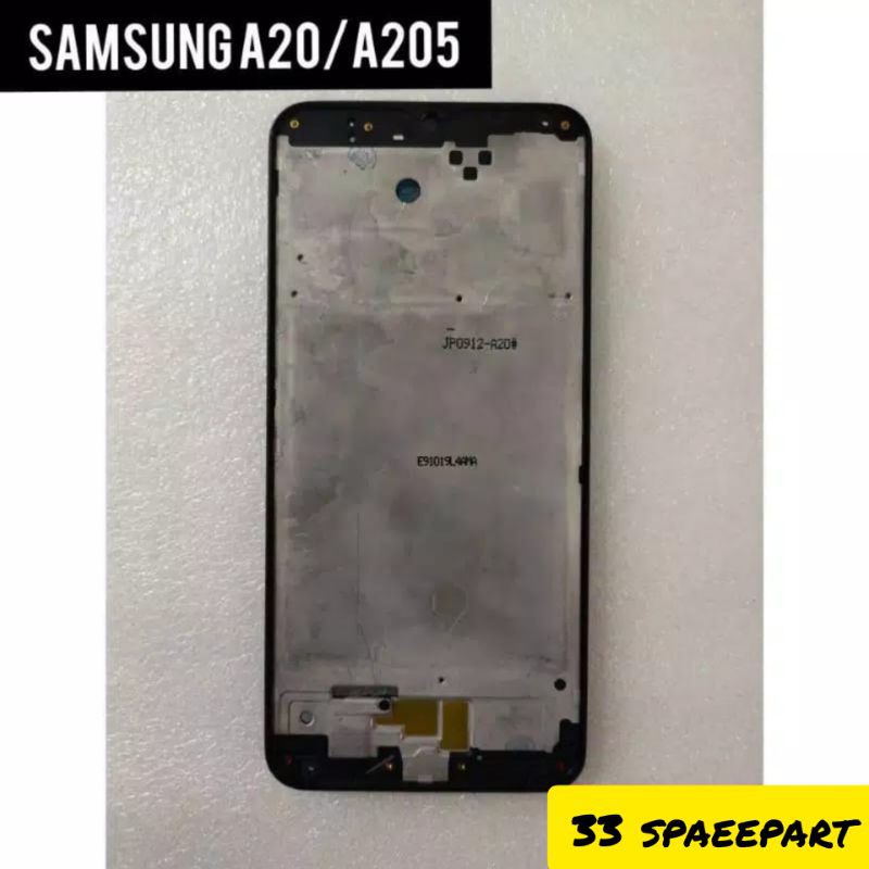 FRAME LCD/TULANG TENGAH DUDUKAN LCD SAMSUNG A20 / A205 ORIGINAL