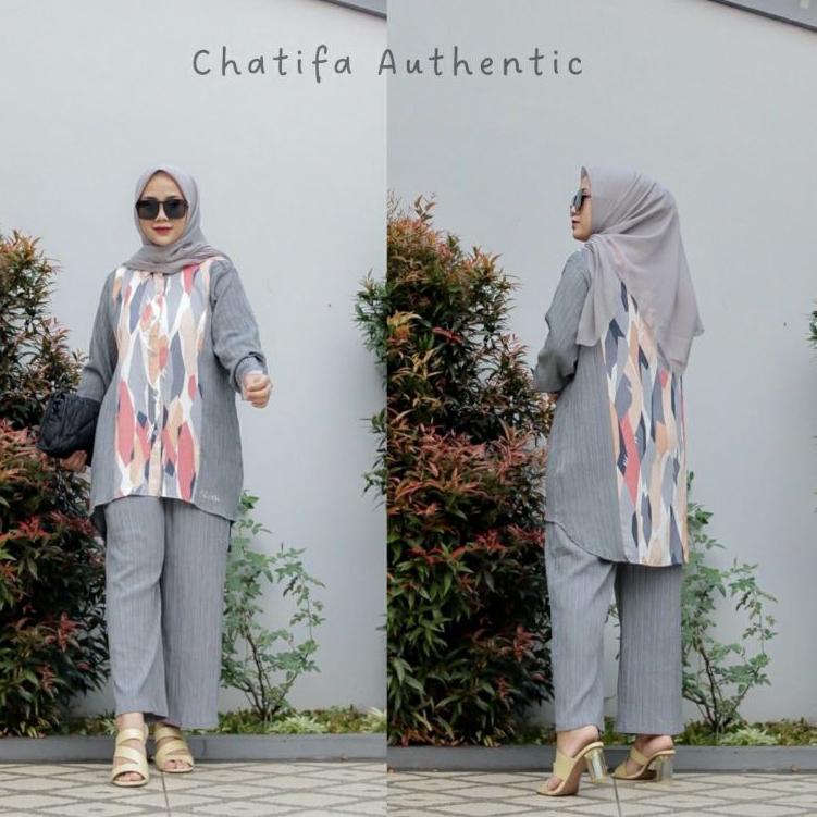 Terbaru.. set kulot  ayunda  terbaru by chatifa original 100%