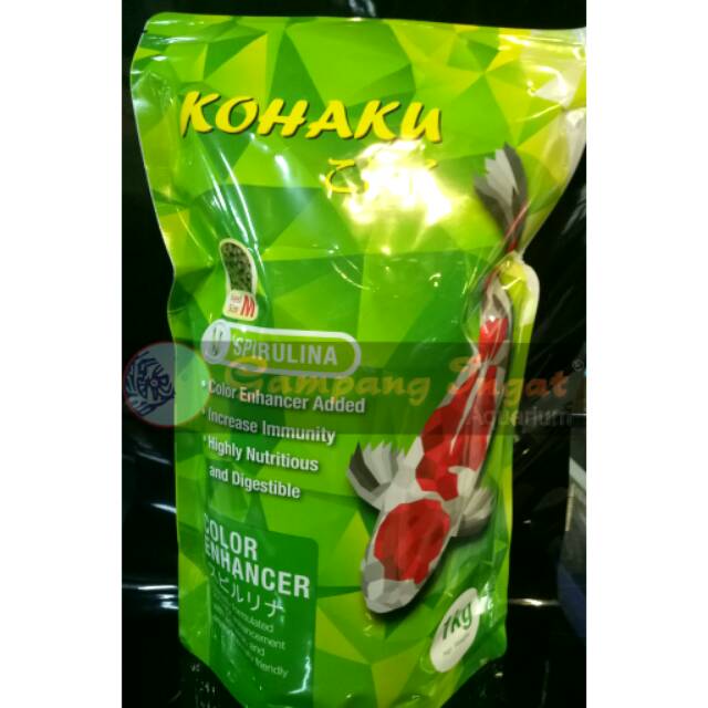 Kohaku/pakan ikan koi/kohaku spirulina