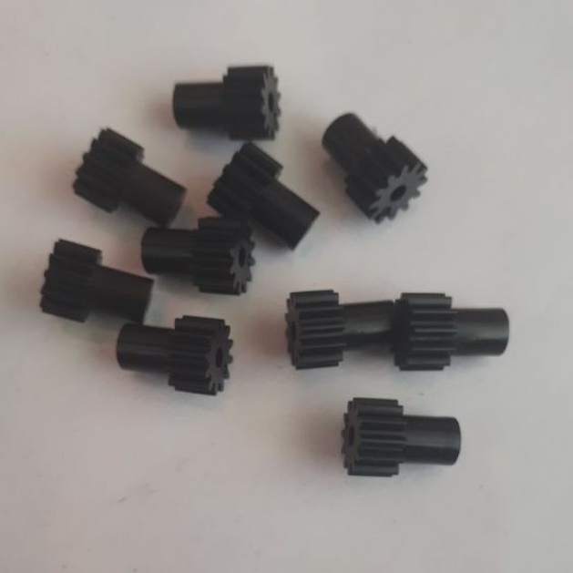 Gear tamiya 12 T hitam pinion
