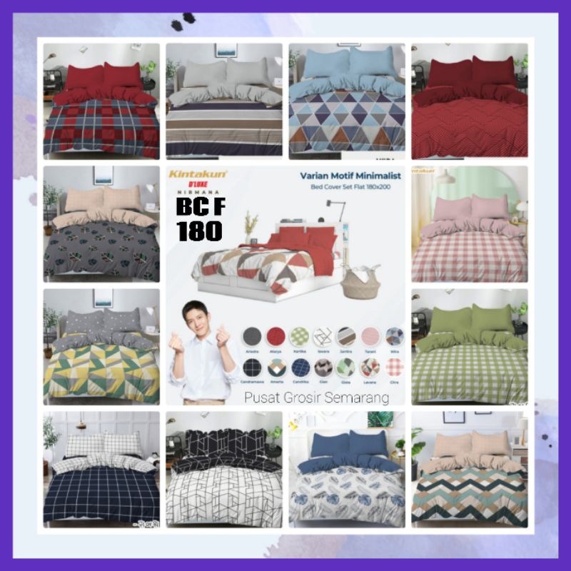 BC Bedcover Kintakun DELUXE DLUXE FLAT Set uk180 uk 180x200 King Size no 1 Adisti Andari Arunika Candramawa Candrika Citra Dahayu Gian Iswara Indira Kirana Lavana Rahajeng Widia Wira