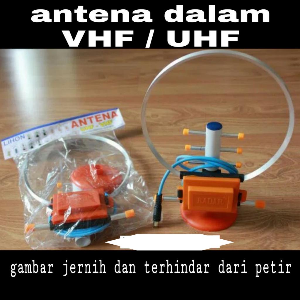 Antena TV Televisi Tabung LCD LED Indoor | Daya Frekuensi Kuat | Box Android Smart Doraemon Bulat