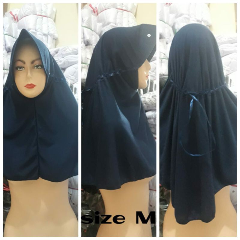 jilbab sekolah serut / Rabbani anak | Shopee Indonesia