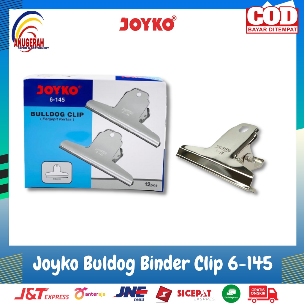 

Joyko Bulldog Binder Clip 6-145 (PCS)