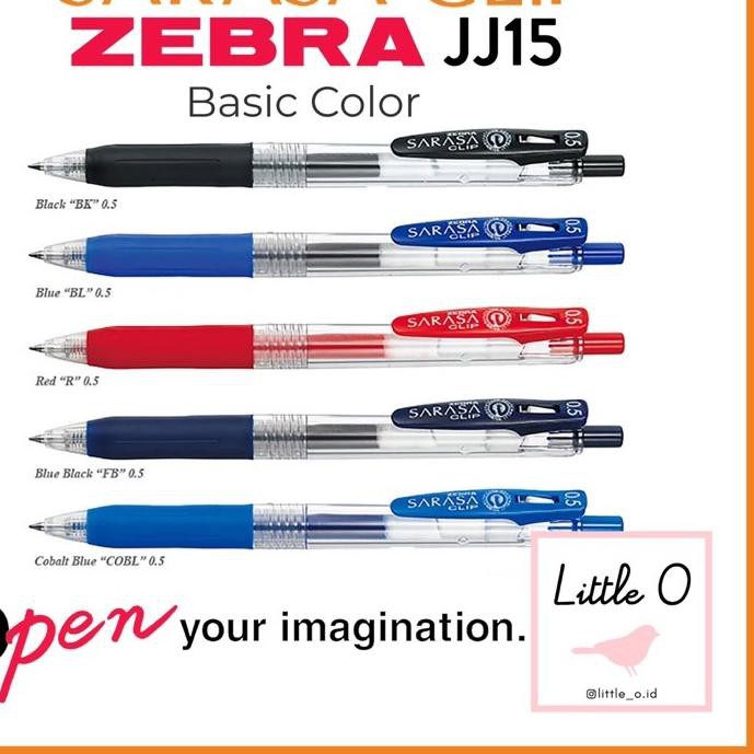 

Termurah!! (zbb-713) TERMURAH !! ORIGINAL JAPAN ZEBRA Sarasa Clip 0.5mm JJ15
