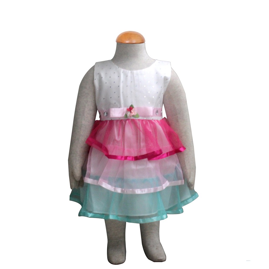 Dress kids olive/dress anak brukat/casual dress pesta anak perempuan lucu/fashion pakaian dress