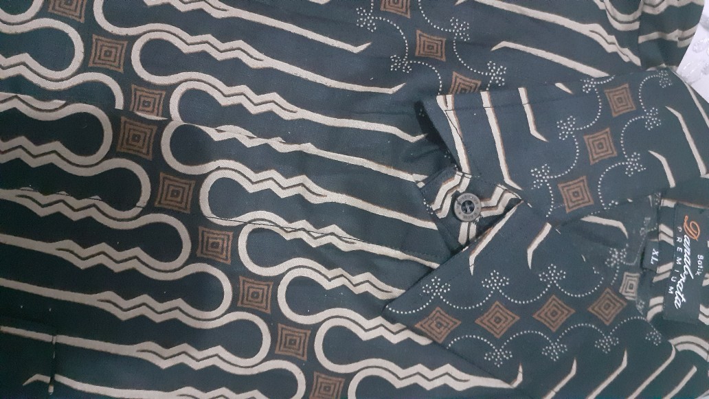 Kemeja Batik Lengan Panjang Danabrata Batik Pria Motif Seno Jarum Size M L Xl Xxl Regularrr