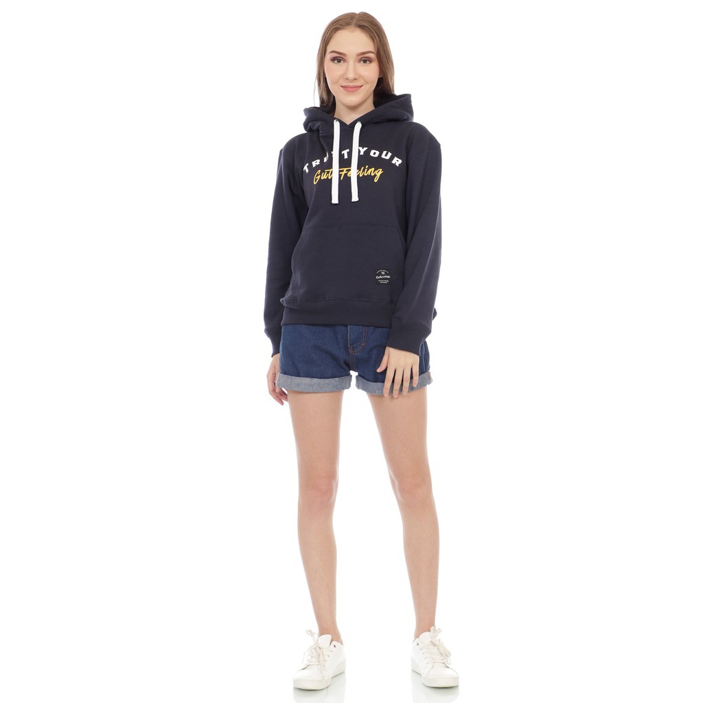 Cottonology Hoodie Wanita Alabama Navy-4