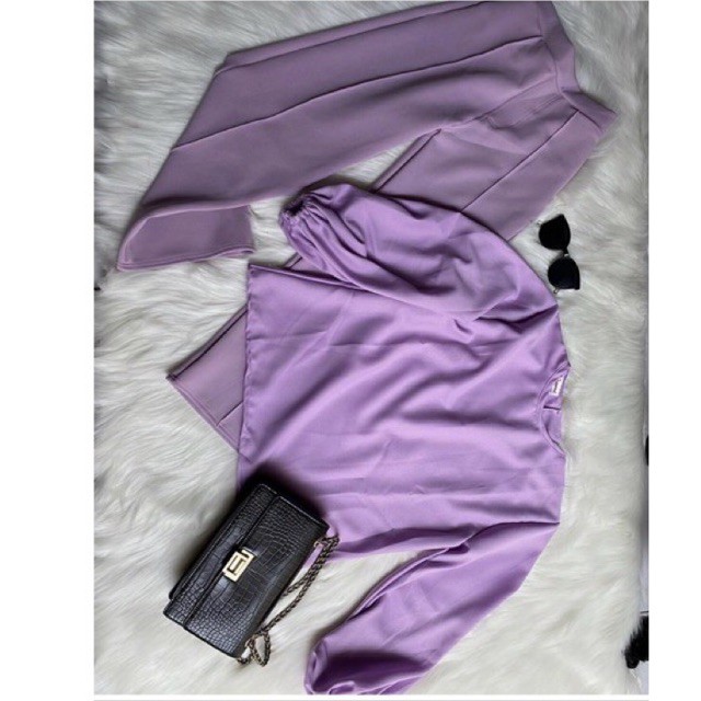 Baju atasan lengan Balon