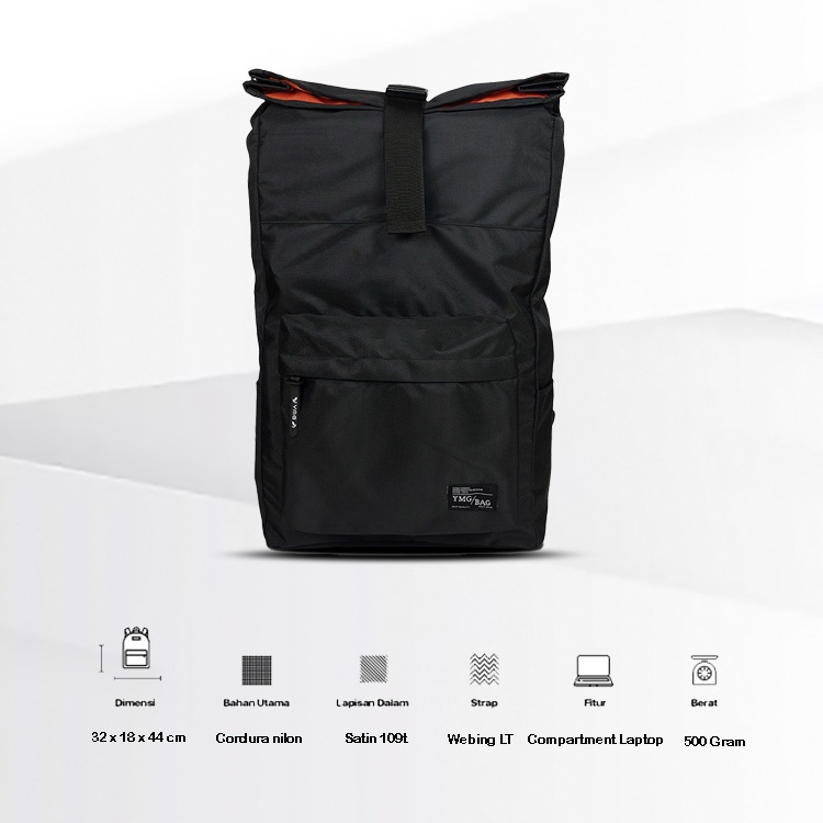 Promo Tas campus ransel premium Tas Waterproof backpack ymg original