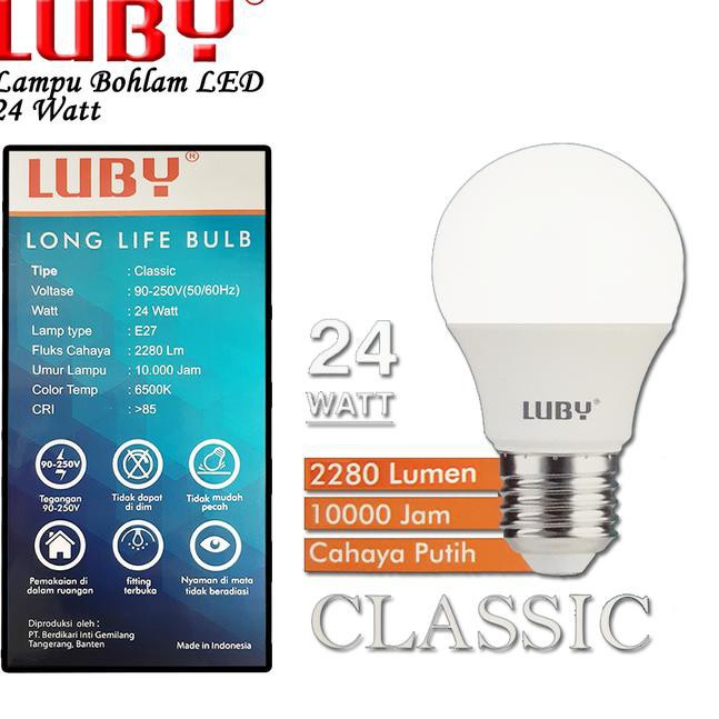 Lampu Bohlam Luby Classic LED 24 Watt LED Bulb
