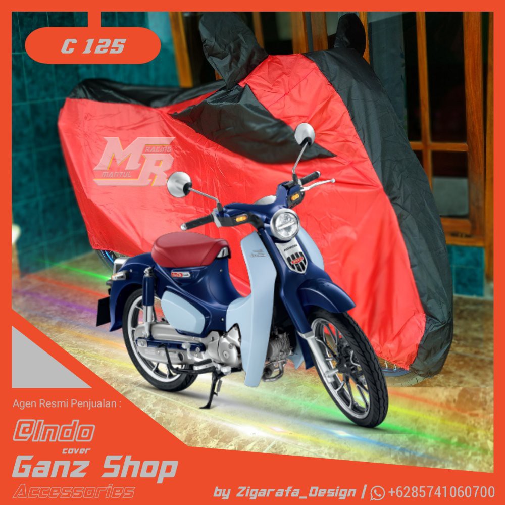 Sarung Body Cover Honda C70 Jas Motor Mantel Motor Selimut Motor