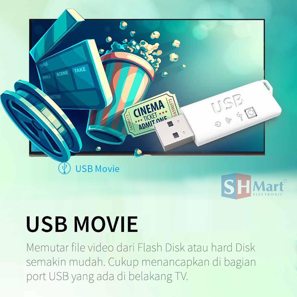 TV SHARP 42 INCH 2T-C42DD1i DIGITAL TV FULL HD NEW 2022 GARANSI RESMI