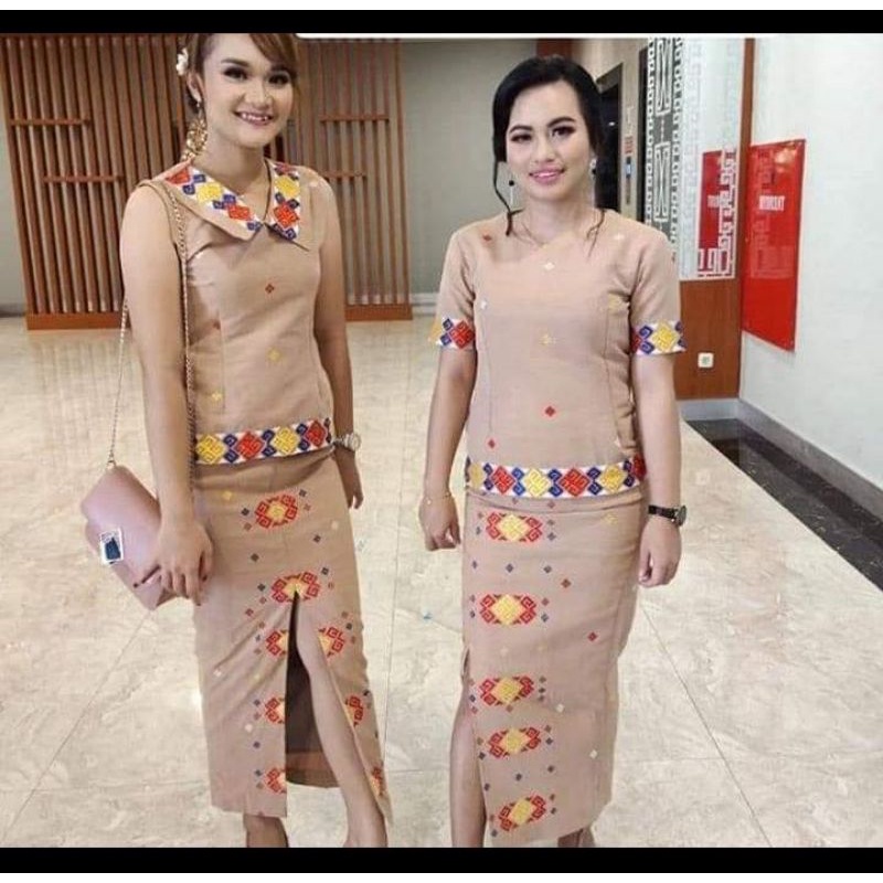 kain bintik ful coklat susu( bahan )