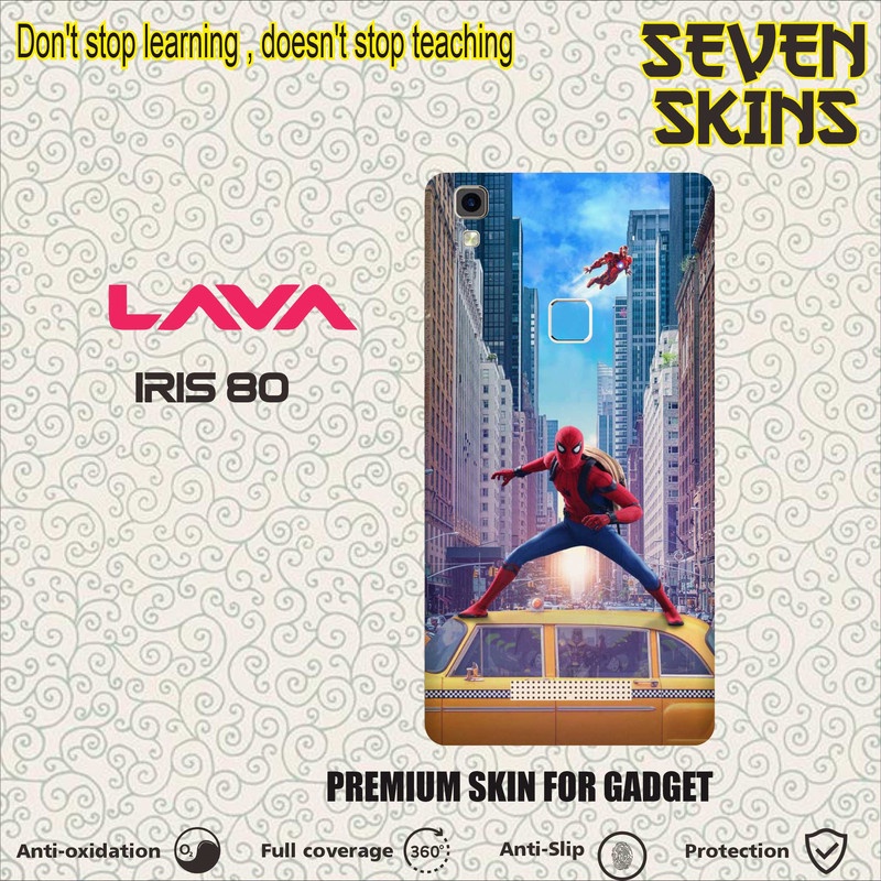 SKIN HANDPHONE  LAVA IRIS 80 SPIDERMAN