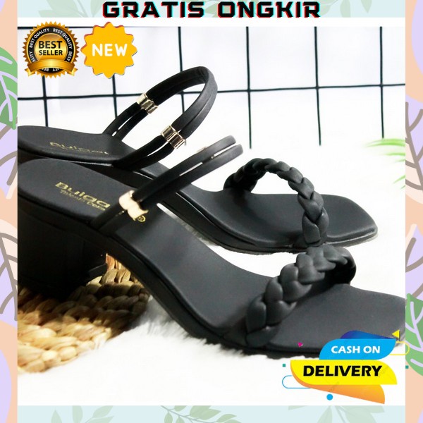 Highils Terbaru 2022 Sandal Jinjit Terlaris Hill Casual Sepatu Hak Tinggi Heels Viral Sendal Wanita 