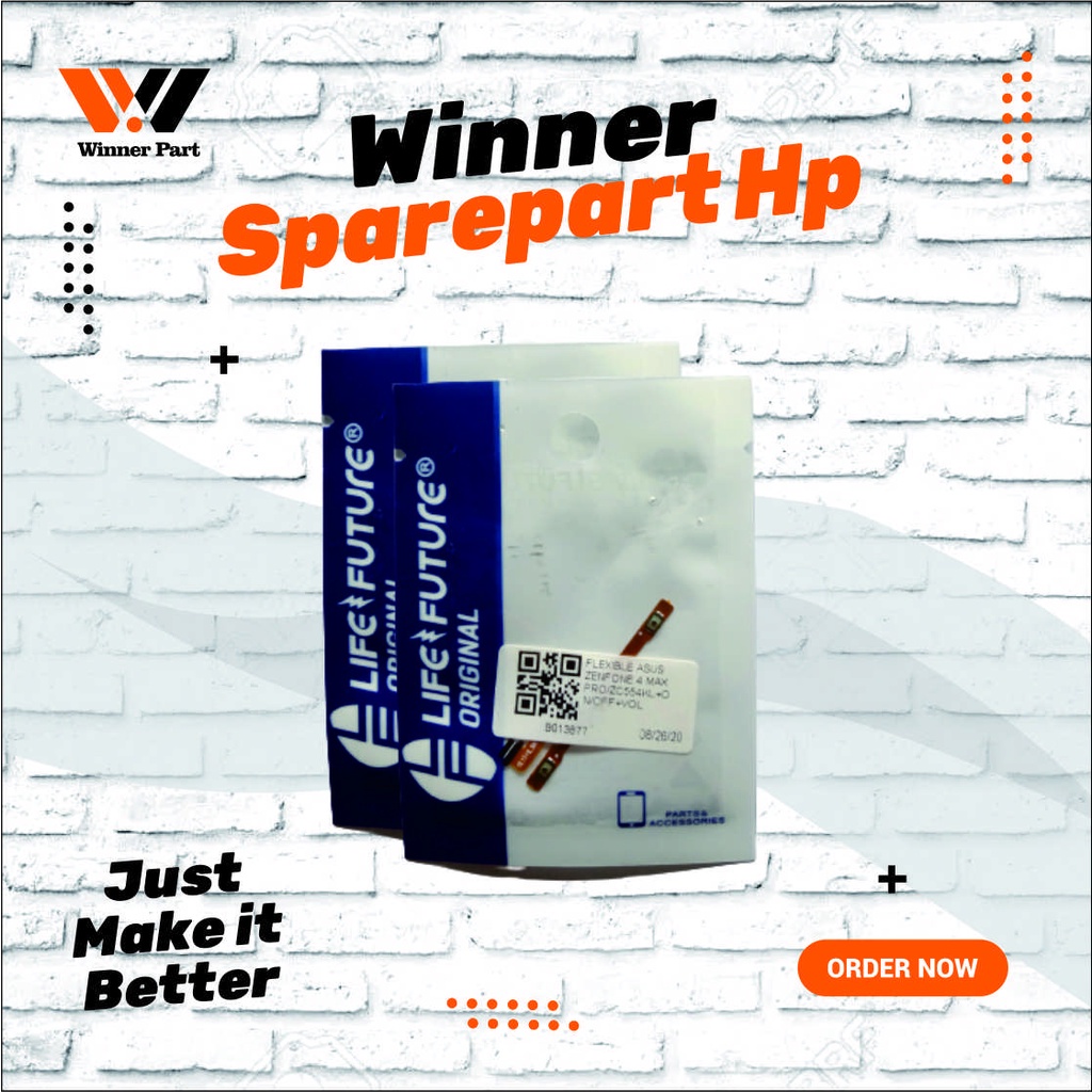 Flexible On Off + Volume Asus Zenfone 4 Max Pro / ZC554KL