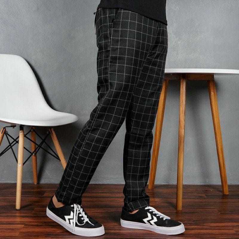 COD CELANA PANJANG KOTAK KOTAK BAGGY TARTAN PANTS CELANA PINGGANG KARET BAHAN STRETCH MELAR CELANA KEKINIAN DOTY LUNA