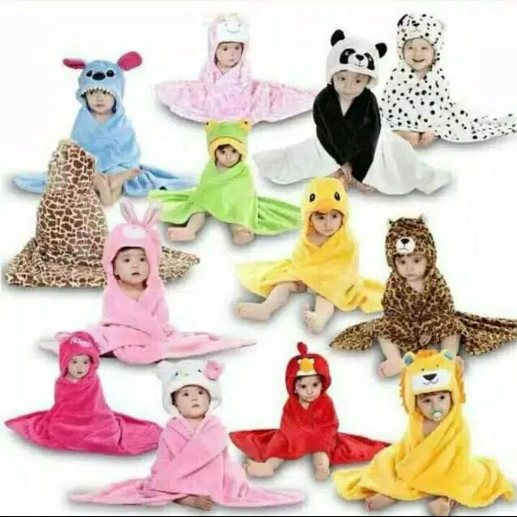 Selimut Bayi Tebal / Baby Blanket / Selimut Topi Bayi