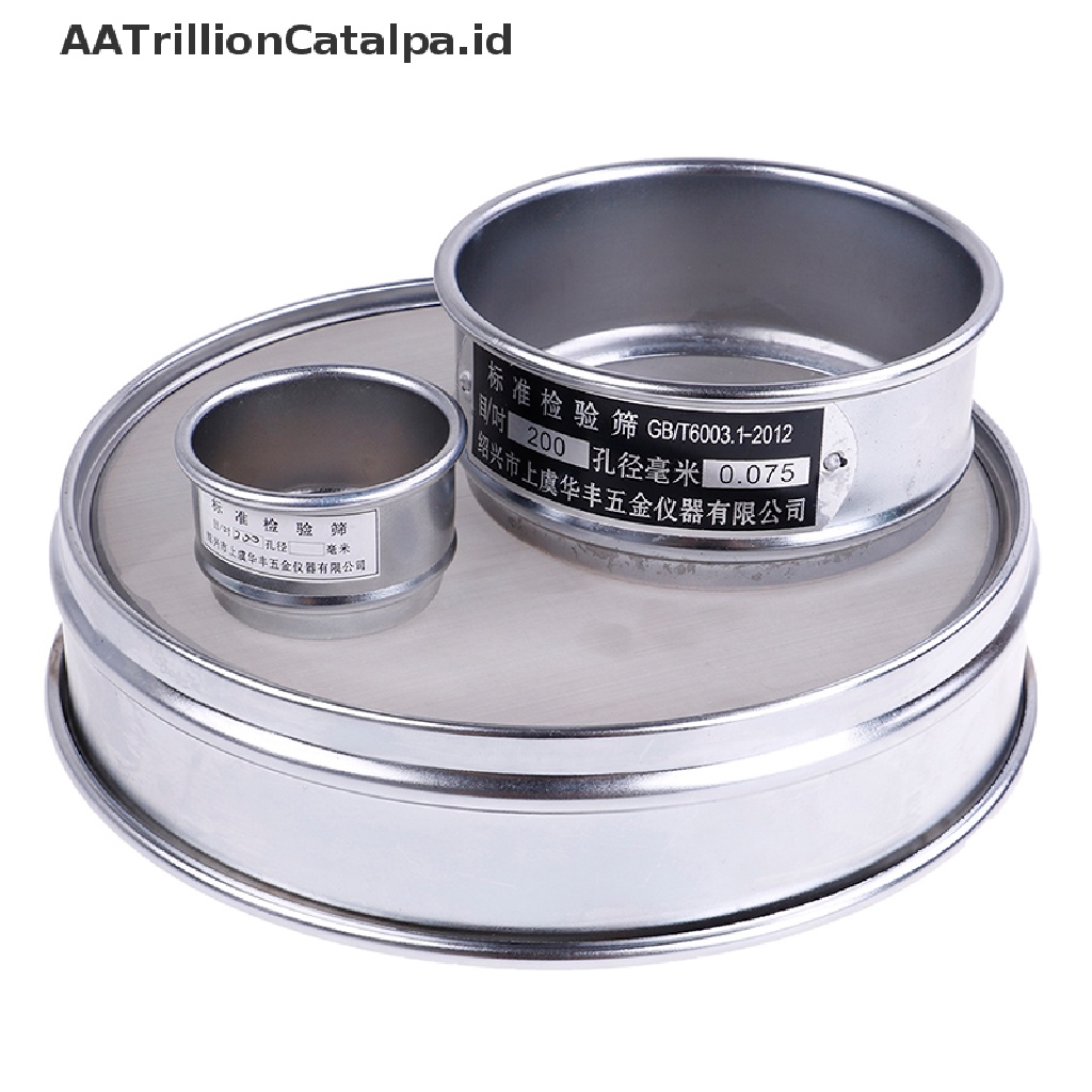 【AATrillionCatalpa】 200 Mesh 0.074mm aperture stainless steel lab standard test sieve 5-20cm ID