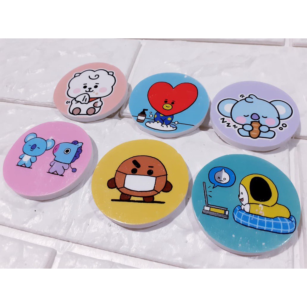 

STA304 PENGHAPUS BTS BT21 KPOP LUCU PENGHAPUS PENSIL BTS BT21 ERASER PENGHAPUS TULISAN PENSIL