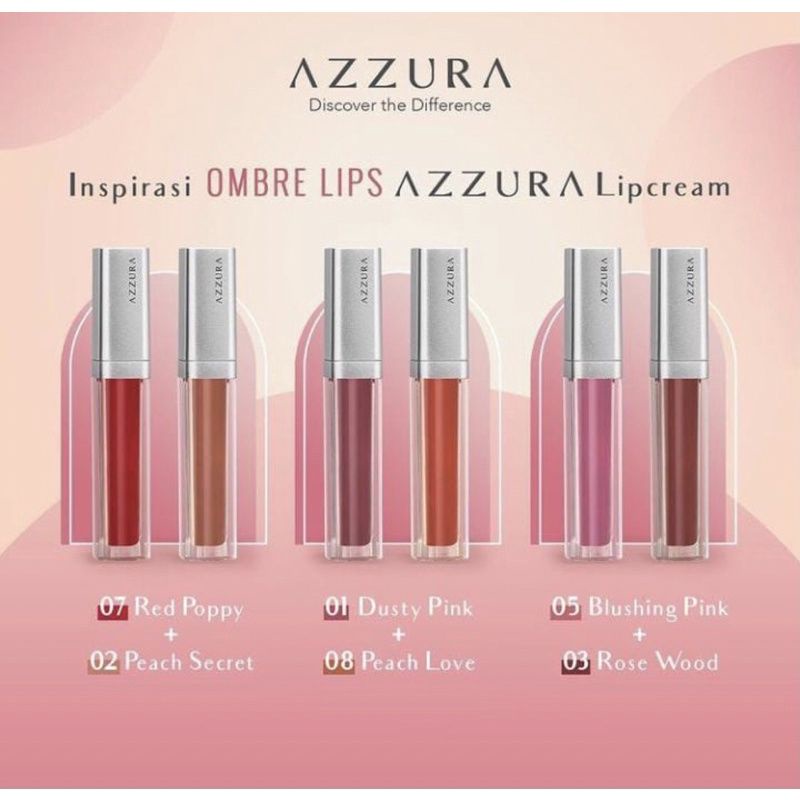 Azzura Lip Cream Ombre 4gr/Lip Cream Ombre